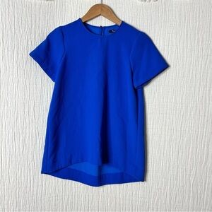 Madewell Tailored Tee Top Blue Size XS